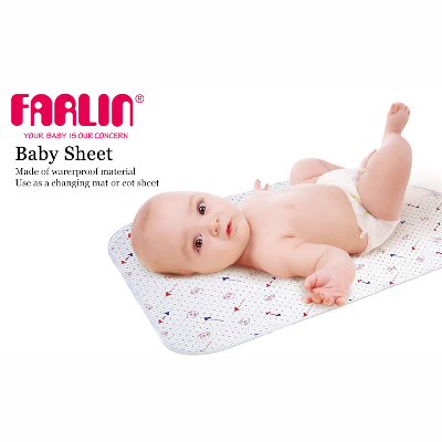 Buy Farlin Baby Cot Sheet Waterproof bed sheet 90 x 60 cm from newborn baby at Best Price In Bangladesh