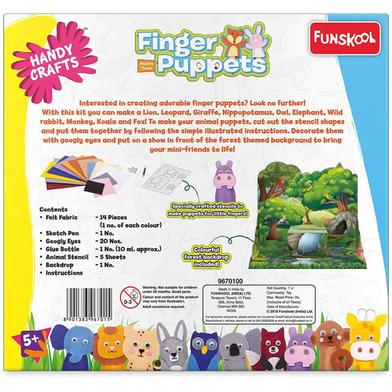 Buy FUNSKOOL Handycrafts - Finger Puppets Puppet Maker Felt Crafts 8 Years + Art and Craft kit at Best Price In Bangladesh