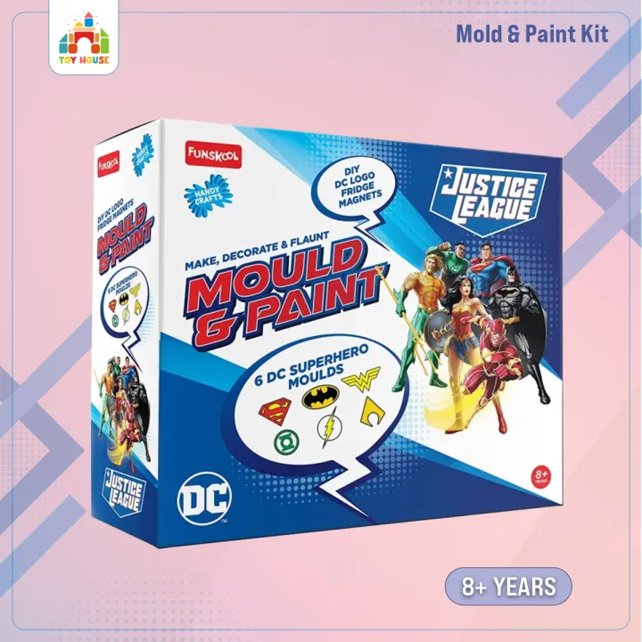 Buy FUNSKOOL MOULD & PAINT - SUPERHERO LOGOS ART AND CRAFT KIT TOY at Best Price In Bangladesh