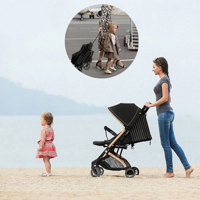 Buy Baby Stroller QZ1-Pro Portable Luggage Strollers Prams at Best Price In Bangladesh