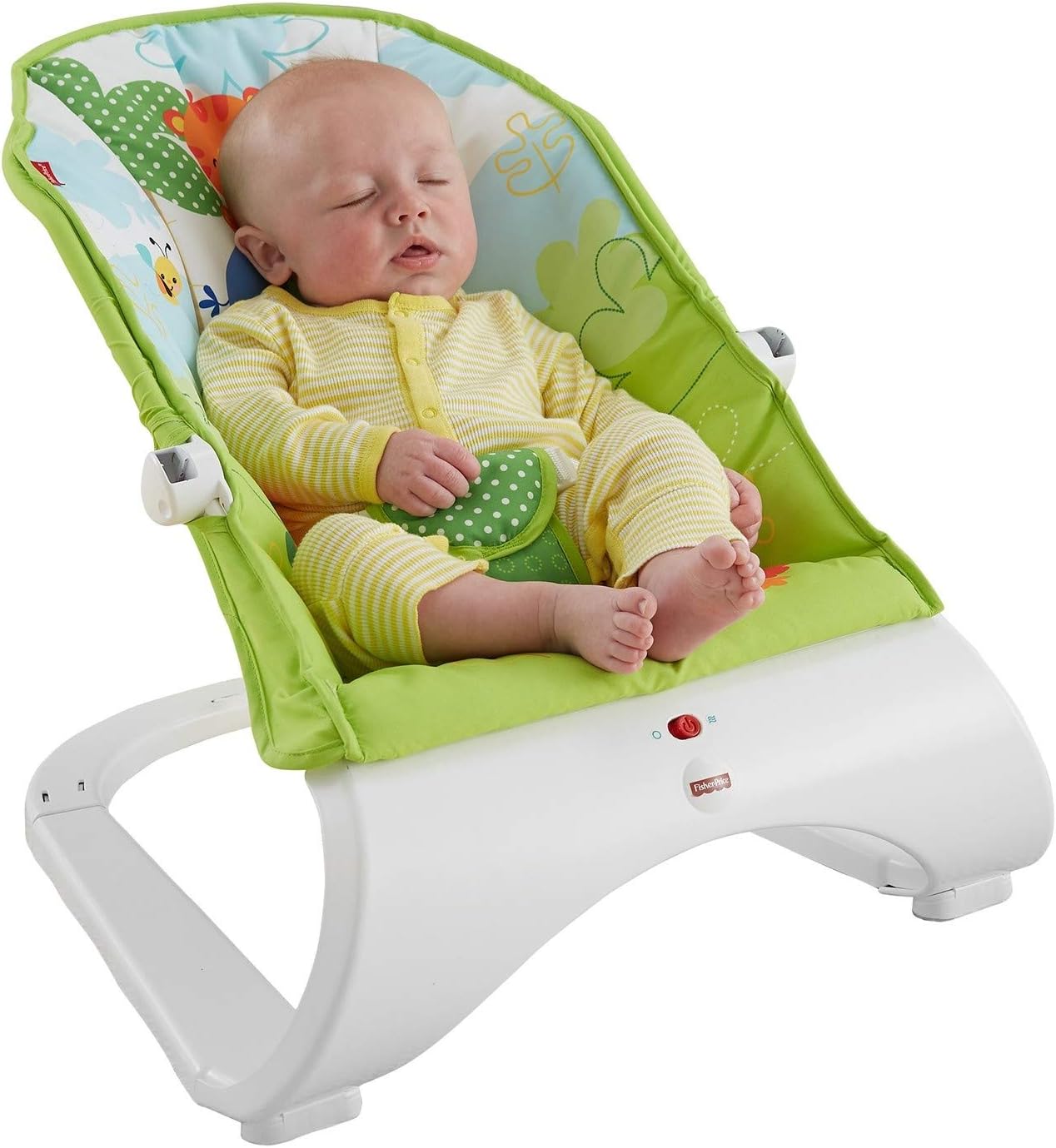 Buy Fisher-Price Rainforest New-Born Baby Bouncer, Rocker and Chair with Activity Centre with Removable Toy Bar and Calming Vibrations at Best Price In Bangladesh