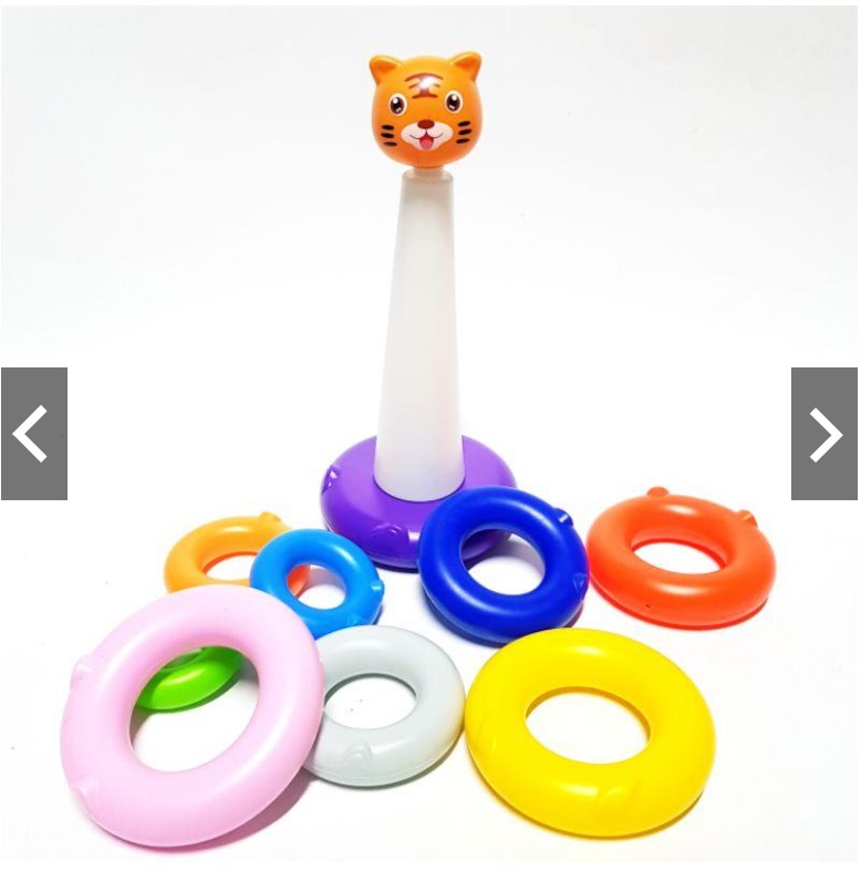 Buy 9-layer tiger stacking rings,Planet of Toys Rainbow Stacking Ring Toys for Baby, Toddlers, Kids - 9 Rings Multicolor (Large) at Best Price In Bangladesh