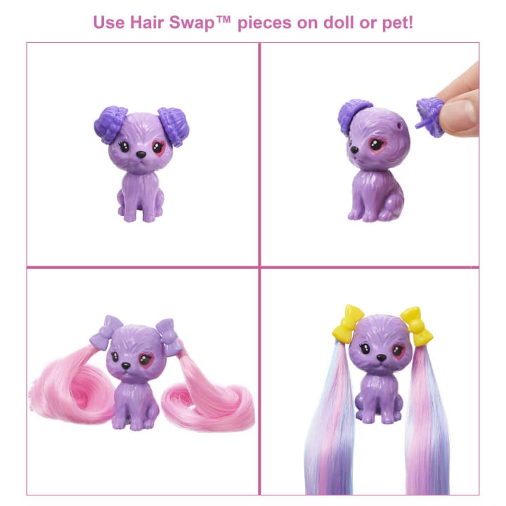 Buy Barbie HBG39 - Colour Reveal Balloon Hair Change Doll Glitter Purple Playset with 25 Surprises for Hair Styling and Party Toys at Best Price In Bangladesh