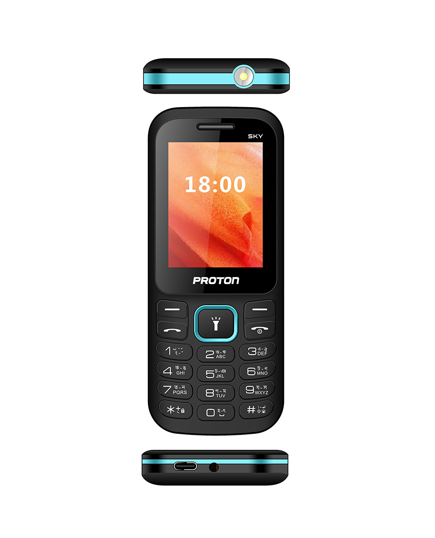 Buy Proton Feature Phone Sky Multicolor  at Best Price in Bangladesh