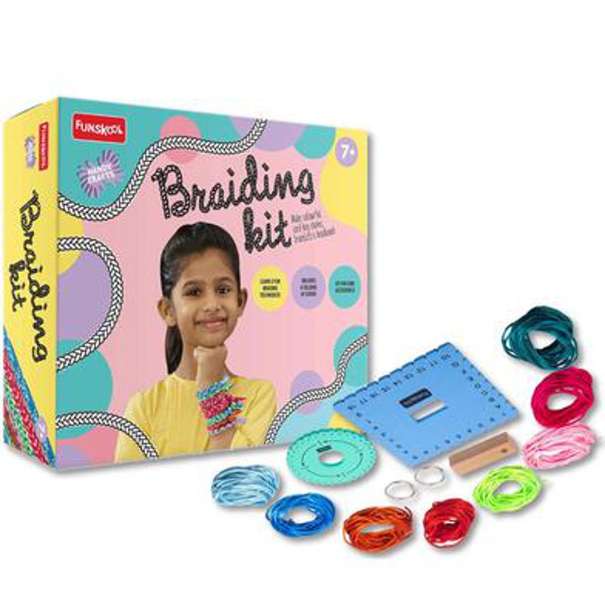Buy FUNSKOOL Braiding Kit Handycrafts Make Headbands, Bracelets and Chains For kids at Best Price In Bangladesh