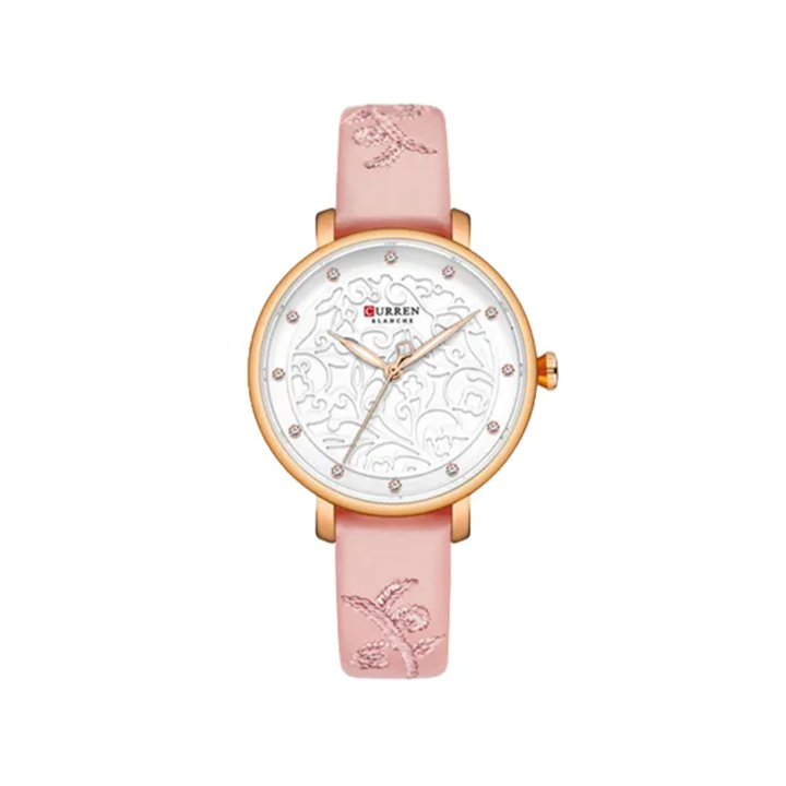 Picture of Curren 9046 Creative Rhinestone Luxury Women Watch- Pink