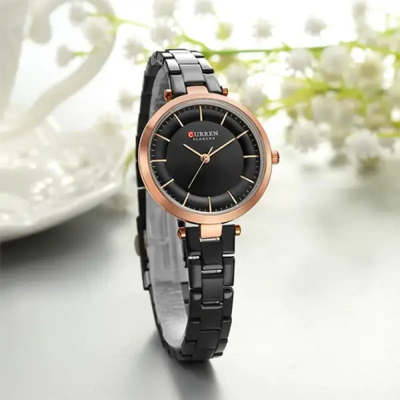 Picture of Curren 9054 Quartz Bracelet Watch for Women - Black