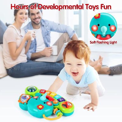 Buy Baby Piano Toys 6 to 12 Months, Musical Toys Elephant Piano Keyboard for Toddlers 1-3, Light Up Educational Electronic Learning Toys Birthday Gift for 1 Years Olds Kids Boys Girls at Best Price In Bangladesh