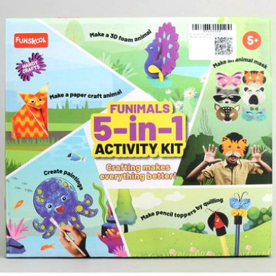 Buy Funskool Funimals Activity Kit (5 in 1) Crafting Makes Everything Better diy Toy For Kids at Best Price In Bangladesh