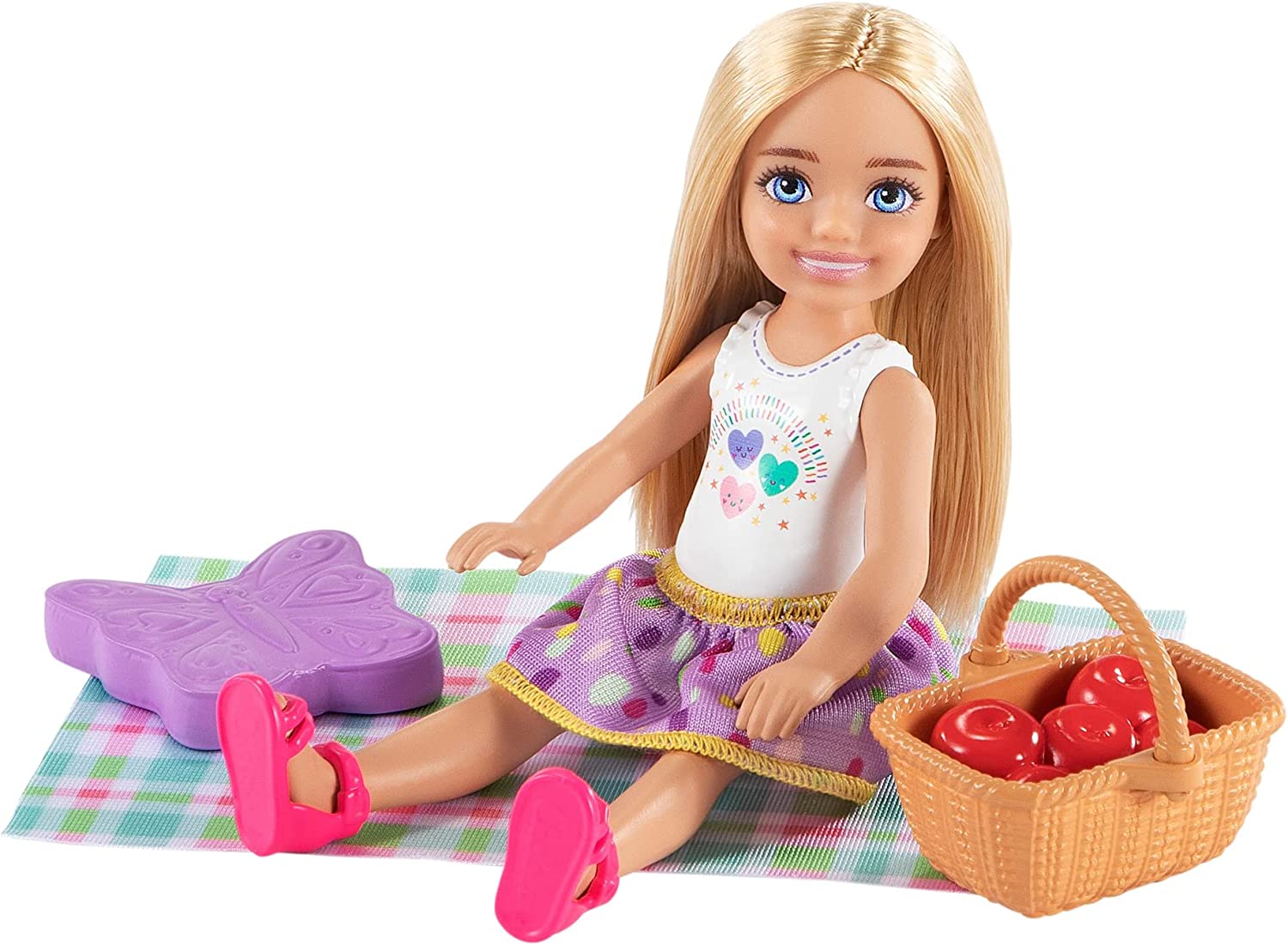 Buy Barbie Chelsea Picnic Playset with Chelsea Doll (6-Inch Blonde), Pet Kitty and Accessories- HCK66 at Best Price In Bangladesh