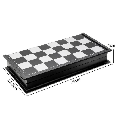 Buy Chess Game Silver Gold Pieces Folding Magnetic Foldable Board Family Board Games at Best Price In Bangladesh