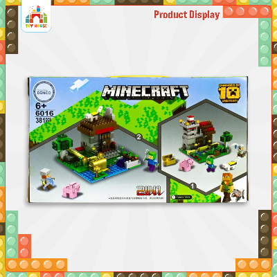Buy 381 pcs 2 in 1 MineCraft Building Blocks 6016 at Best Price In Bangladesh