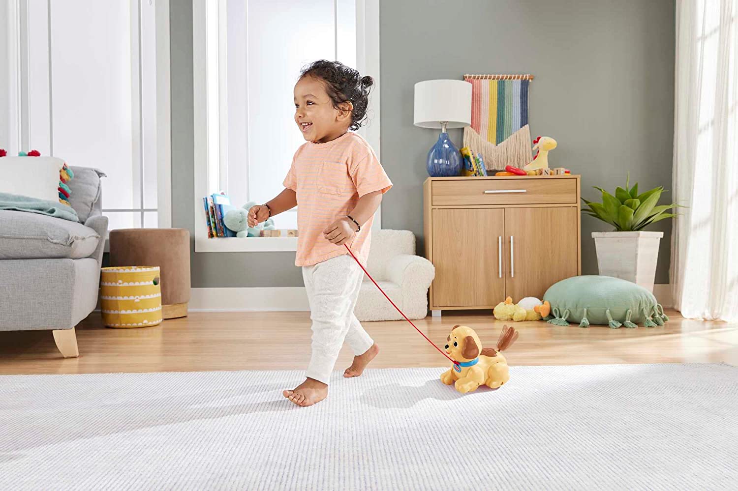 Buy Fisher-Price Brilliant Basics Lil Snoopy Pull Along Toy For Kids- H9447 at Best Price In Bangladesh