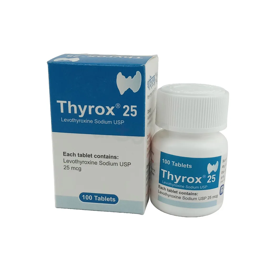 Picture of Thyrox 25 mcg Tablet 1 pot