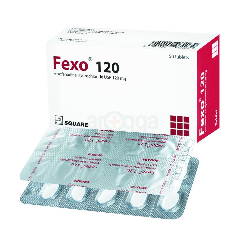 Picture of Fexo 120mg Tablet 1 Strip