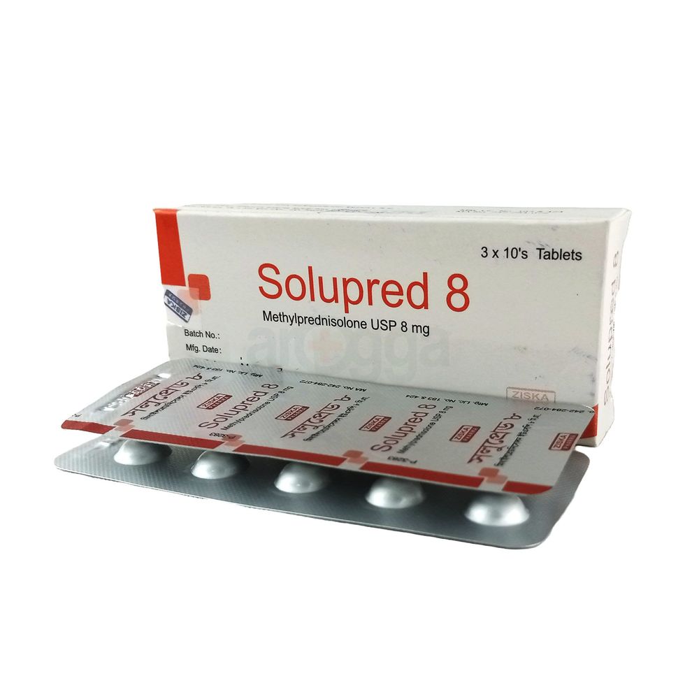 Picture of Solupred 8mg Tablet