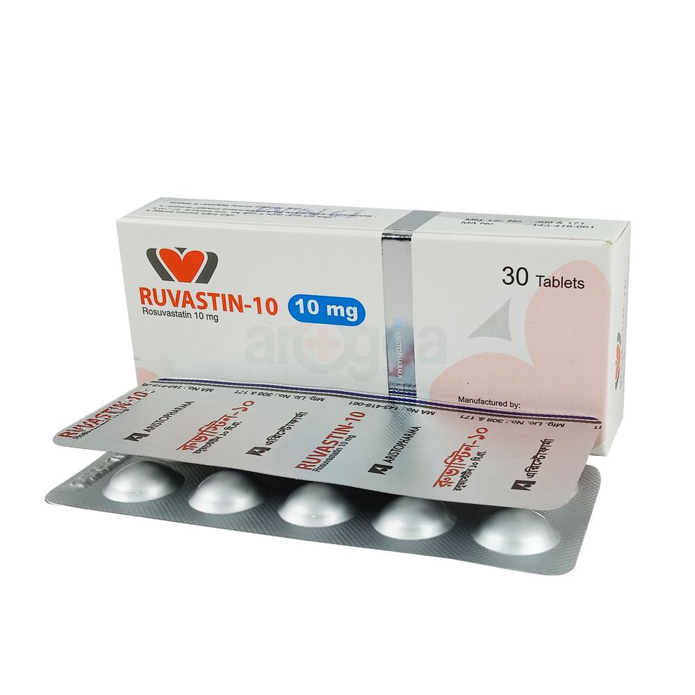 Picture of Ruvastin 10mg Tab