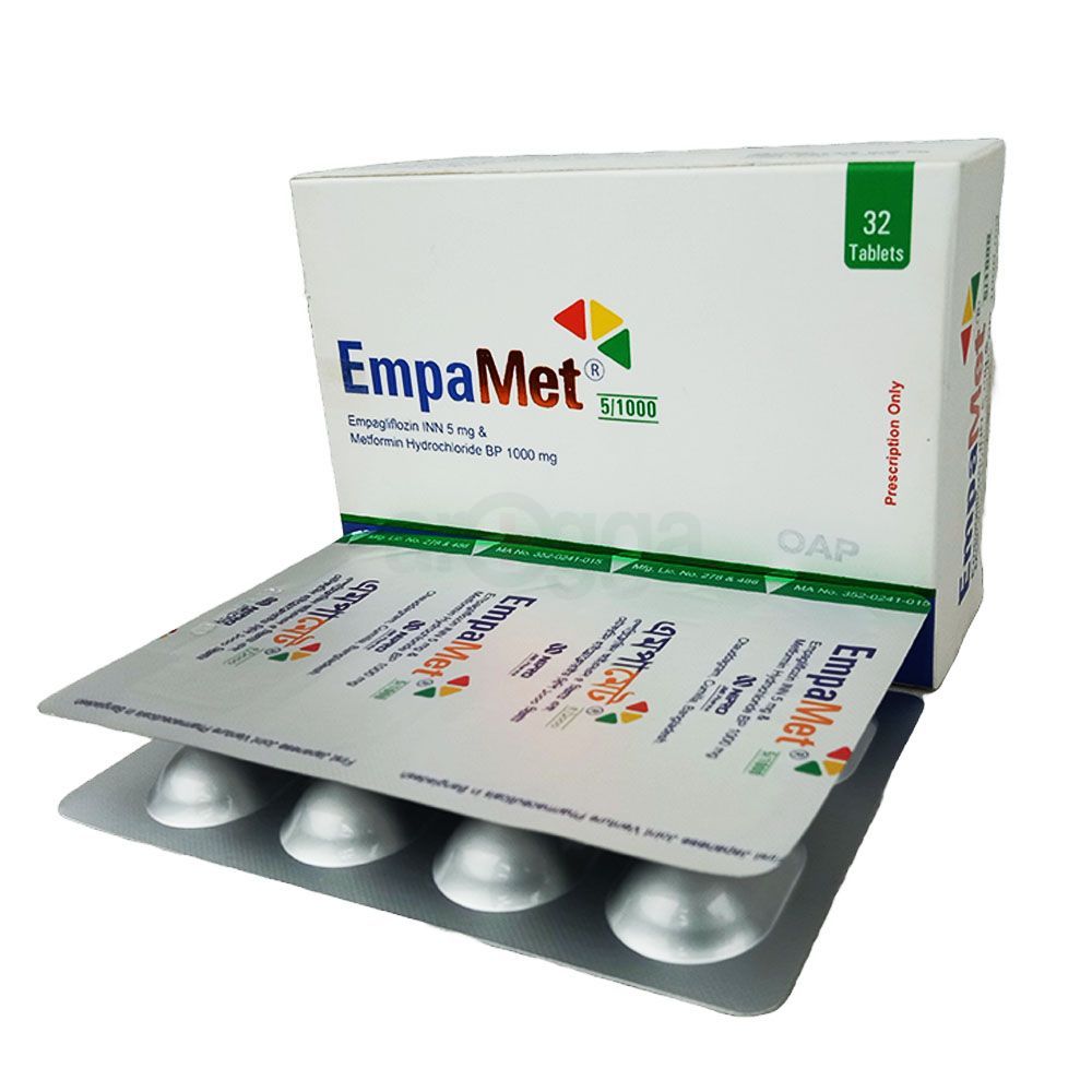 Picture of EmpaMet 5/1000mg Tab