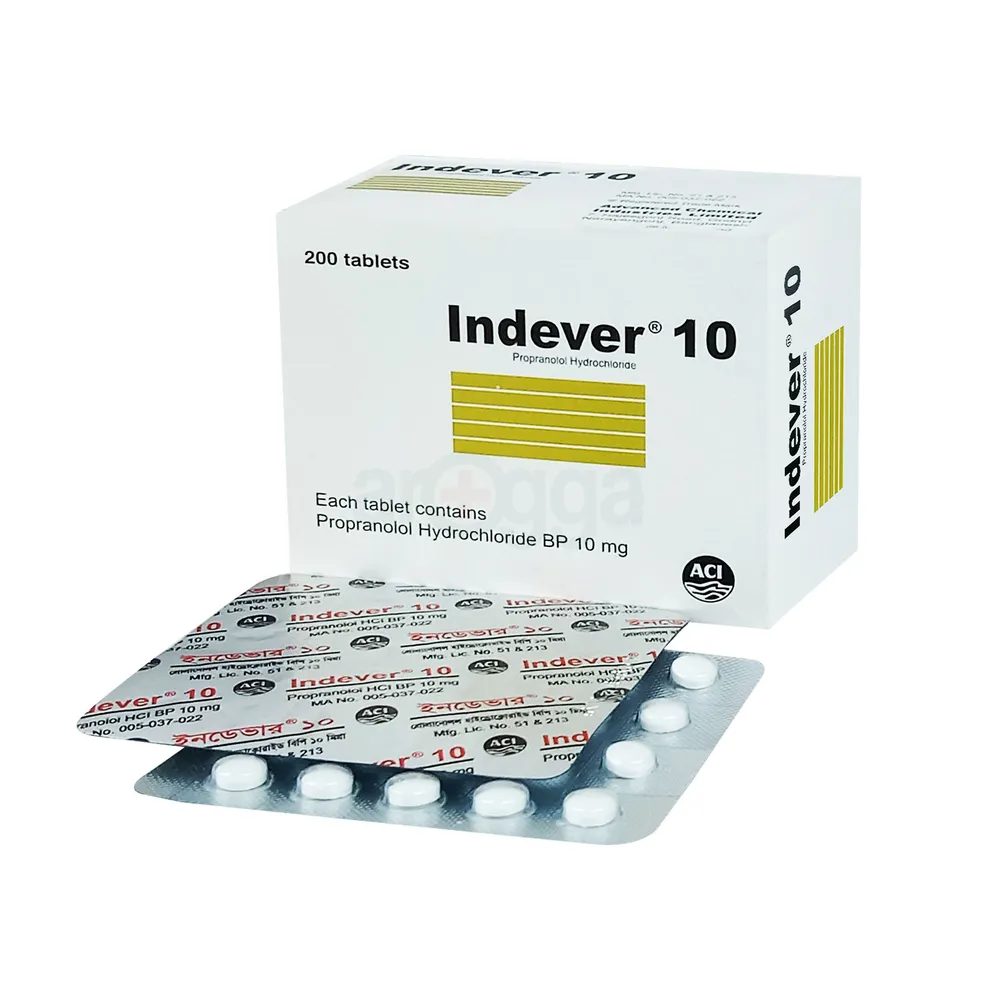 Picture of Indever 10mg Tablet 1 Strip