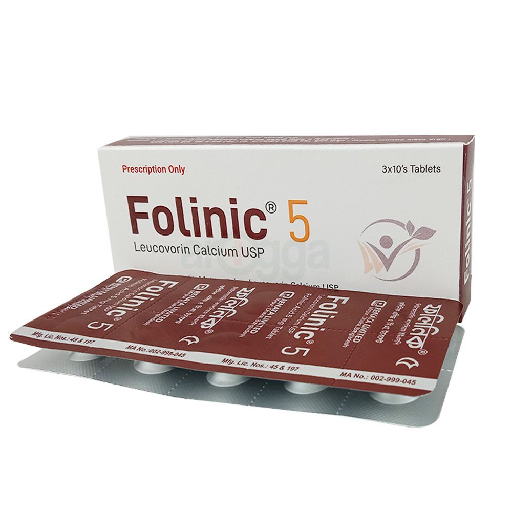 Picture of Folinic 5mg Tab