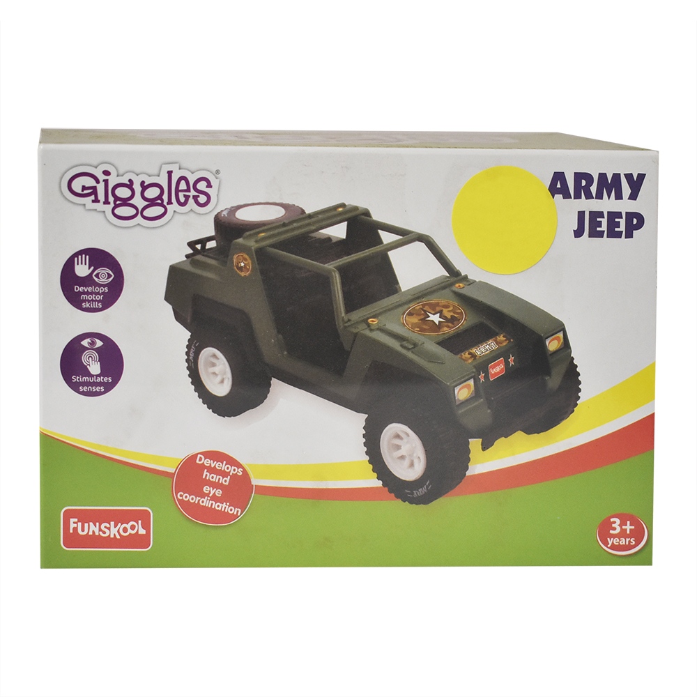 Buy Funskool Giggles Jeep Develops Motor Car For Kids baby car at Best Price In Bangladesh