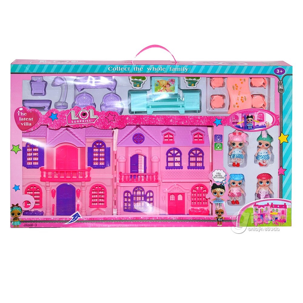 Buy Dream Room Doll House Fashion Doll Villa And Furniture Set For Kids Good Quality (Best Gift) at Best Price In Bangladesh