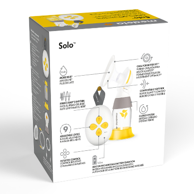 Buy Medela Solo Single Electric Breast Pump | Number 1 brand in hospitals | Noticeably quieter, USB-chargeable, featuring PersonalFit Flex shield and Medela 2-Phase Expression Technology 101041620 at Best Price In Bangladesh