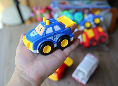 Buy Friction Powered Cartoon Car Toy Set Unbreakable Pull-Back Cars - 4 Pieces at Best Price In Bangladesh