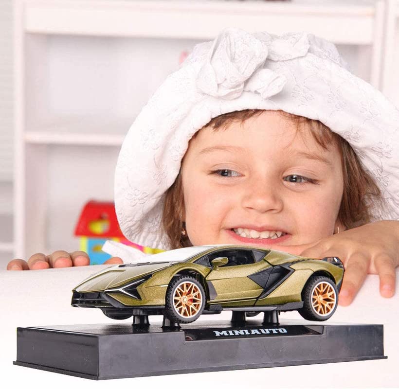 Buy Crizer Exclusive Alloy Metal Pull Back Die-cast Car 1:32 Sian Lamborgini MILETRY Diecast Metal Pullback Toy car with Openable Doors & Light, Music Boys Gifts Toys for Kids - Multicolor at Best Price In Bangladesh