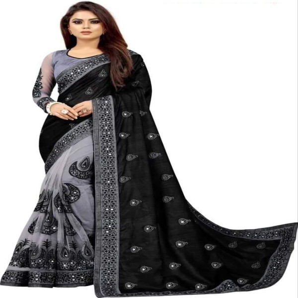 Picture of Indian Craft High Quality Embroidery Stylish Sharee  SS-121