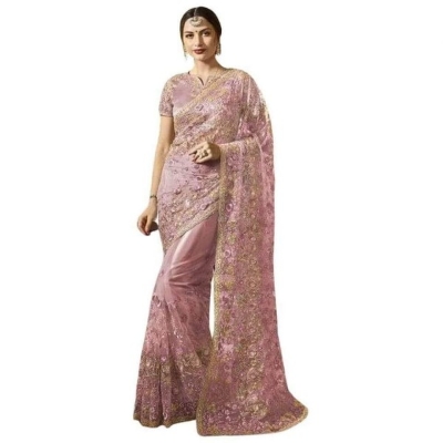 Picture of Indian Jeorjet High Quality Embroidery Stylish Sharee ( SS-134)