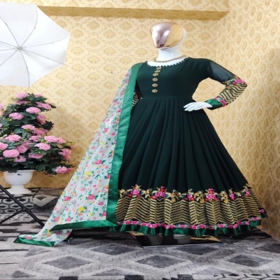 Picture of Georgette Embroidery Work Party Wear Party Dress For Women grm(1622)