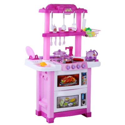 Buy 33pcs Happy Little Chef Kitchen Play Set 758B (Pink) at Best Price In Bangladesh