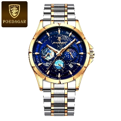 Buy POEDAGAR 916 Luxury Man Wrist Watch Luminous at Best Price In Bangladesh