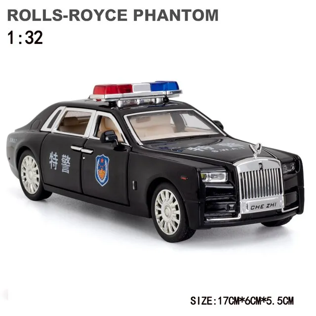 Buy Rolls Royce Public security Diecast Alloy Car Luxurious Simulation Toy Vehicles at Best Price In Bangladesh