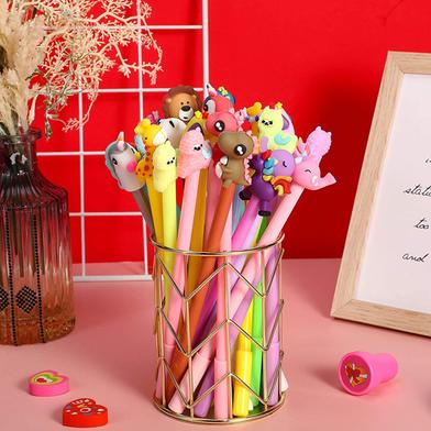 Buy Cute Cartoon Gel Ink Pens Cartoon Unicorn Mermind Panda Fruits Pens 0.5 mm at Best Prices in Bangladesh