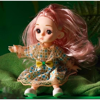 Picture of 10cm Mini Jointed Doll Girls Movable Jointed Girl Body Retro Style Kawaii Princess BJD Dolls Girls Toys Birthday Gift
