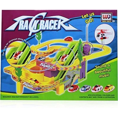 Picture of Shopaholic Track Racer Racing Car Set, Multi Color