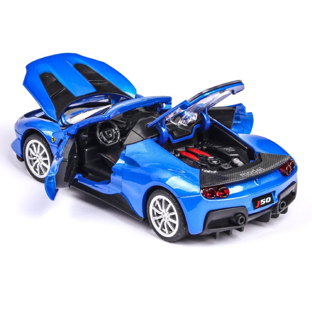 Buy Ferrari J50 Diecast Alloy Car 1:32 Supercar Vehicles Metal Car Model Car Sound Light Toys For Gift at Best Price In Bangladesh
