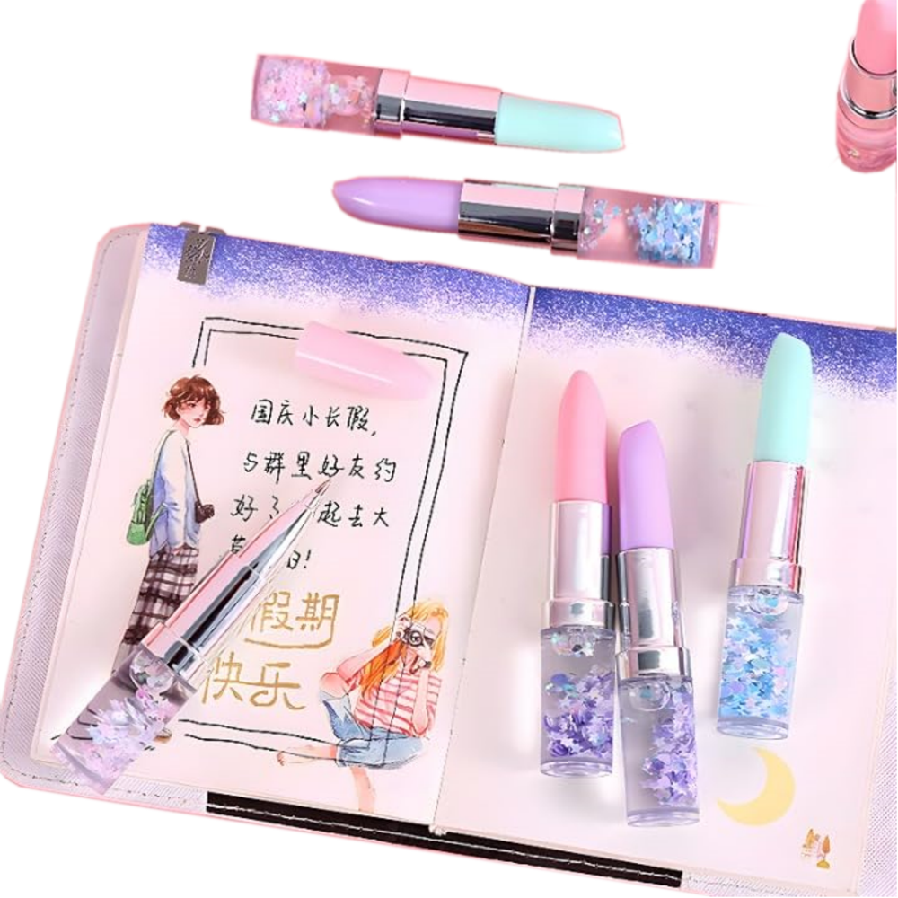 Buy radiance-attractive-glitter-lipstick-ball-pen-stylish-stationery-ball-pen-for-girls-best-return-gifts-for-kids  at Best Prices in Bangladesh