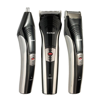 Picture of Kemei KM-590A Professional 7 in 1 Rechargeable Grooming kit Hair Beard Shaver Trimmer Clipper for Men