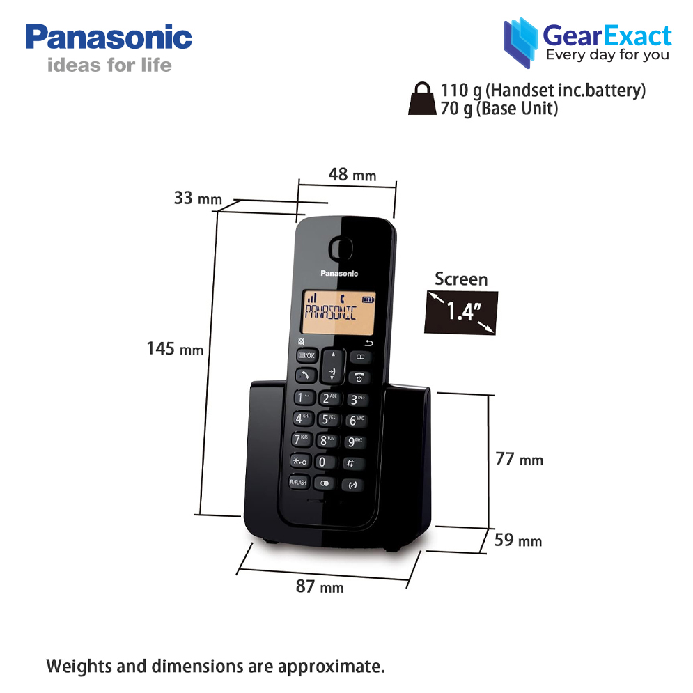 Picture of Panasonic KX-TGB110 Digital Cordless Telephone