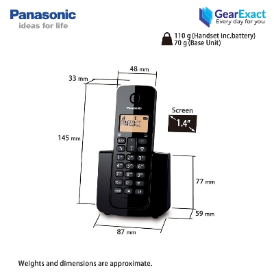 Picture of Panasonic KX-TGB110 Digital Cordless Telephone