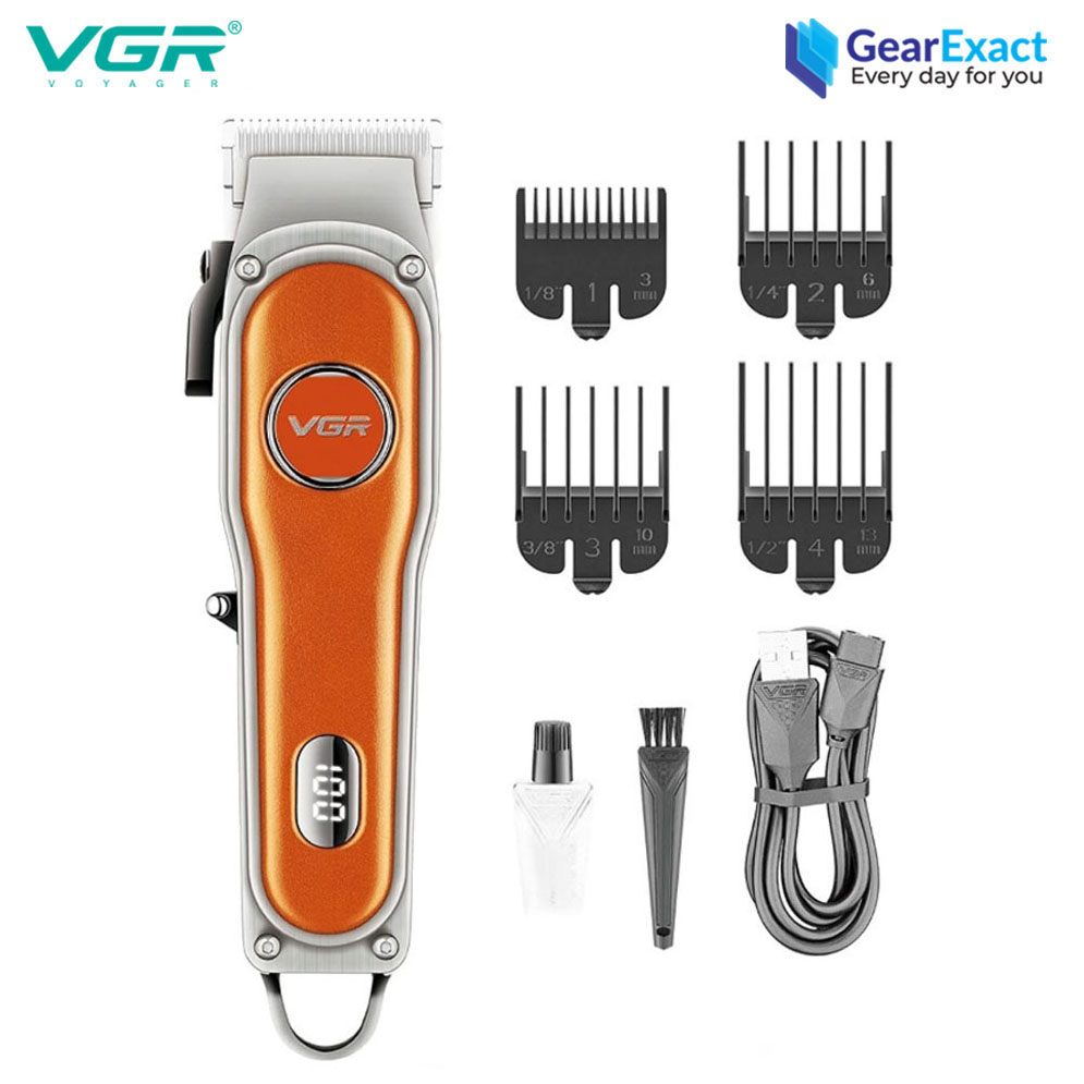 Picture of VGR V-673 Barber Hair Clipper and Beard Trimmer Salon Series for Men