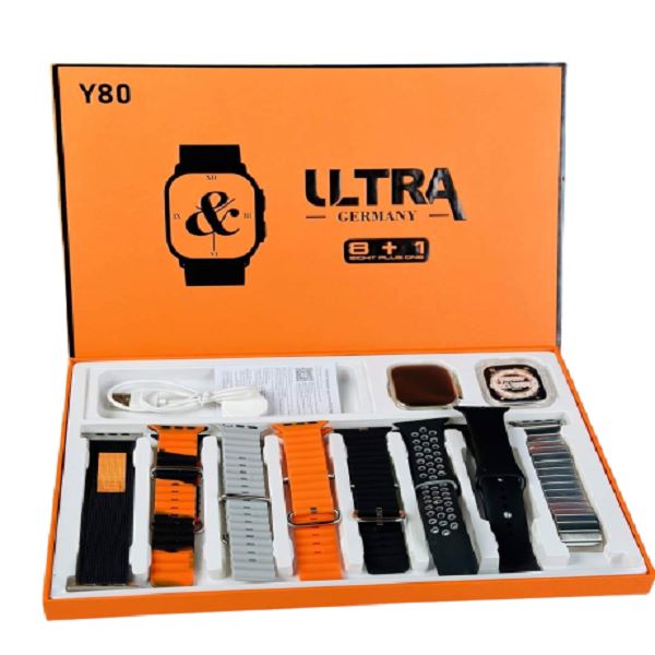 Picture of Y80 Ultra Smart Watch 8+1 Strap Touch Screen Y80 Ultra Smart Watch 8+1 Strap Touch Screen