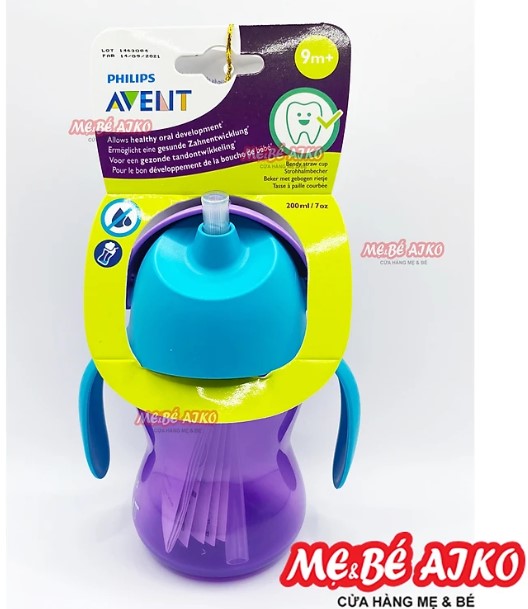 Buy Philips Avent plastic drinking bottle with straw (200ml/7oz) for babies from 9 months old 796/00 at Best Price In Bangladesh
