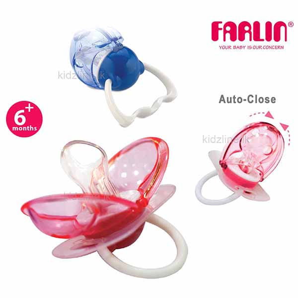 Buy Farlin Auto Close Silicone Rubber Pacifier 6M+ at Best Price In Bangladesh
