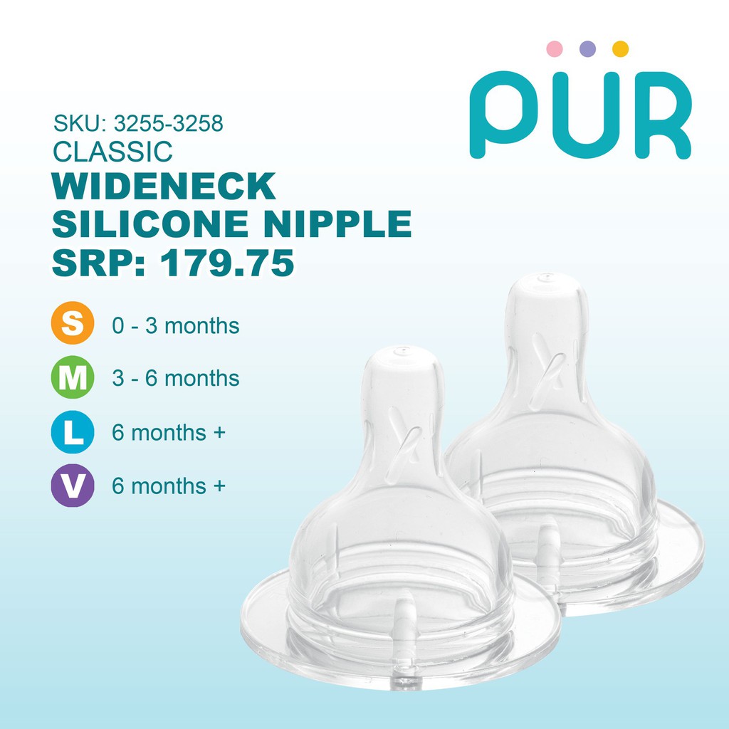 Buy Silicone W/N Nipple (2pc-V) (Variable Flow) – (3258) at Best Price In Bangladesh