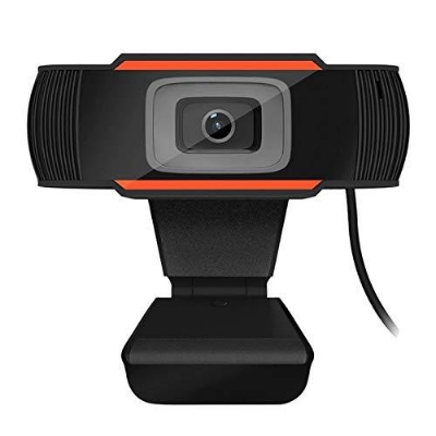 Picture of Webcam 720 Pixele, For Online Teaching Video Calling Recording Web Cam Computer PC Laptop Camera- Black