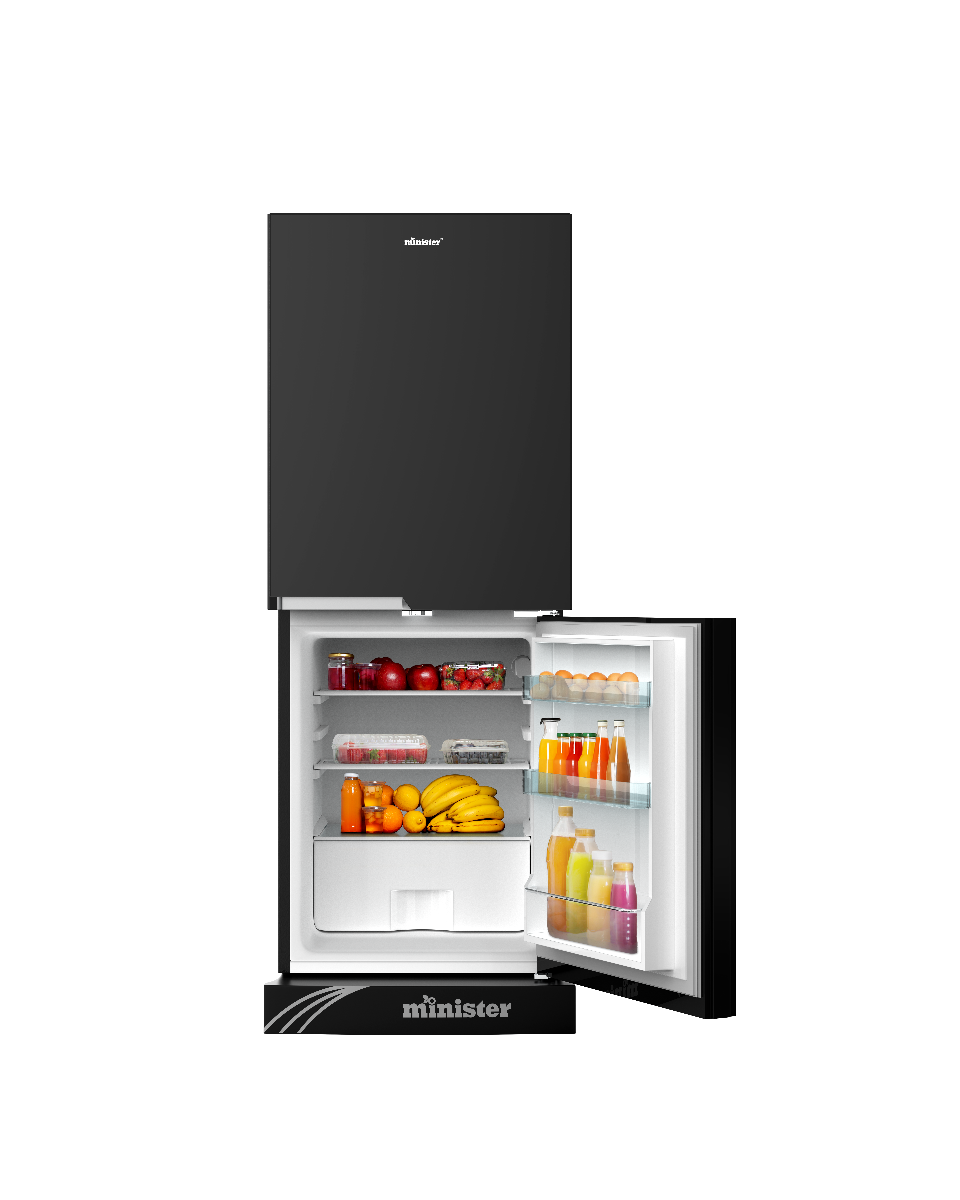 Picture of MINISTER 310 Liter Frost Type Top Mount Refrigerator EL Black (M-310)